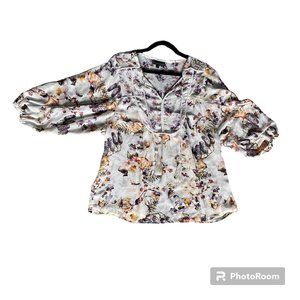 I JEANS BY BUFFALO Bohemian Floral Blouse sz. medium